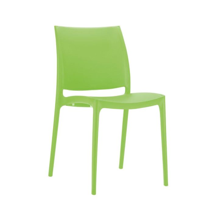 RECYCLED POLYPROPYLENE SIDE CHAIR MODEL 7456 GREEN